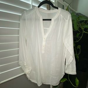 White Long Sleeve Tunic